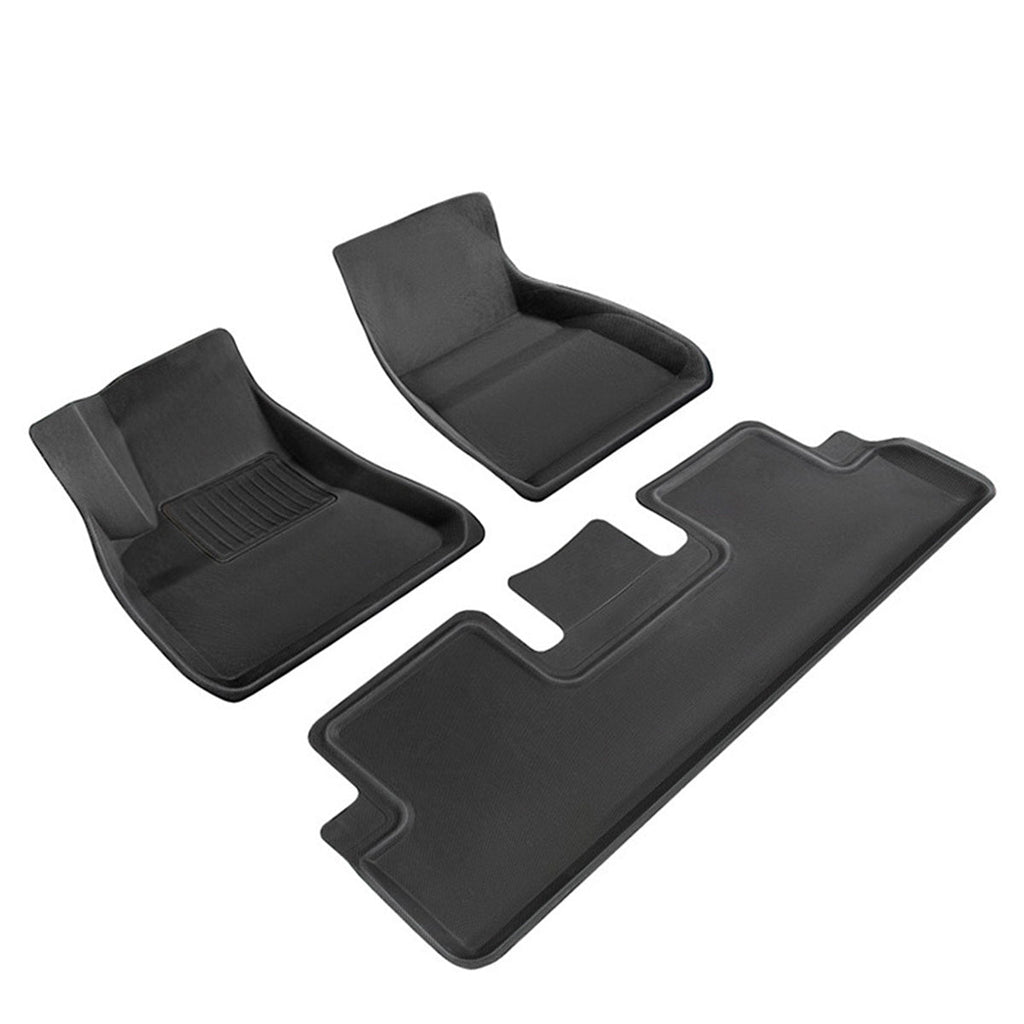 3D All Weather Tesla Model 3 Floor Mats（2020-2023）