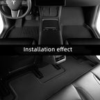 6pcs 3D All Weather Tesla Model Y Floor Mats