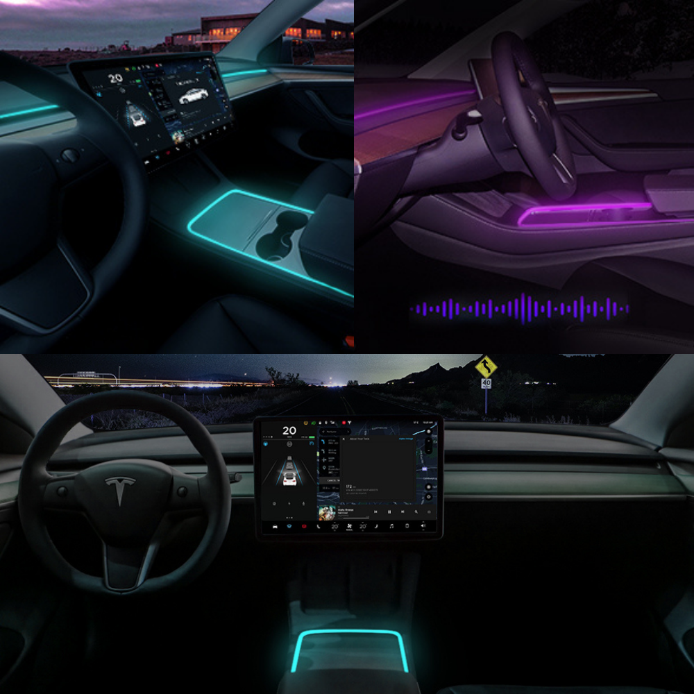 Ambient Lights suitable for Tesla Model 3/Y (2019-2024) Secondary image
