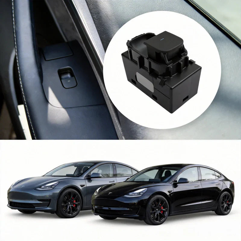 Power Window Switch Passenger Front Right/Rear Left or Right for Tesla Model 3/Y 2017-2023 (1081038-02-F)