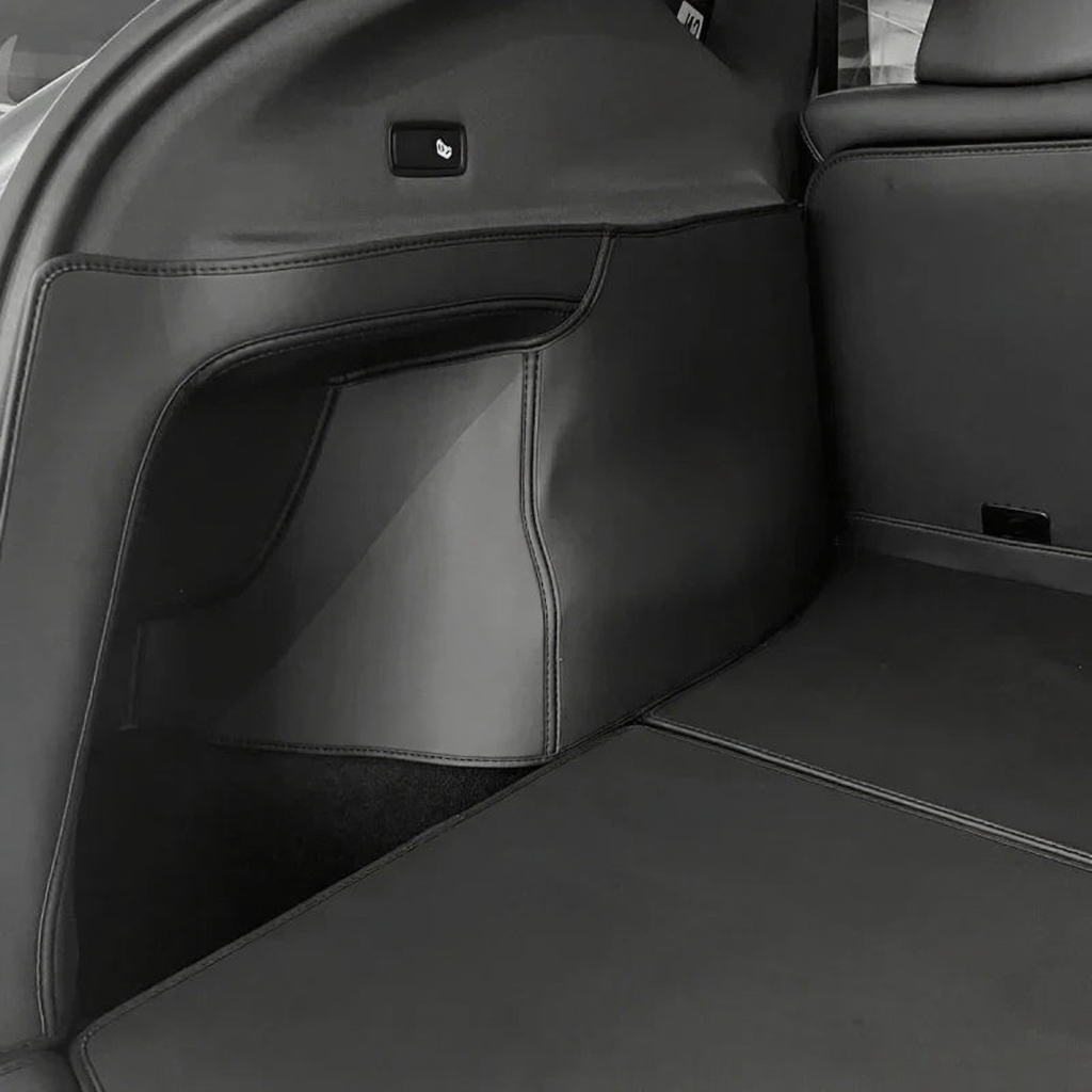 Tesla Model Y Juniper 2025 Rear Trunk Side Shields Made with Premium Napa Leather
