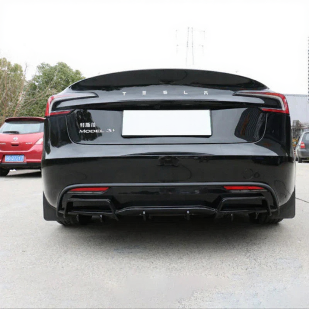 2024+ Tesla Model 3 Highland Rear Bumper Lip Diffuser ABS Body Kit