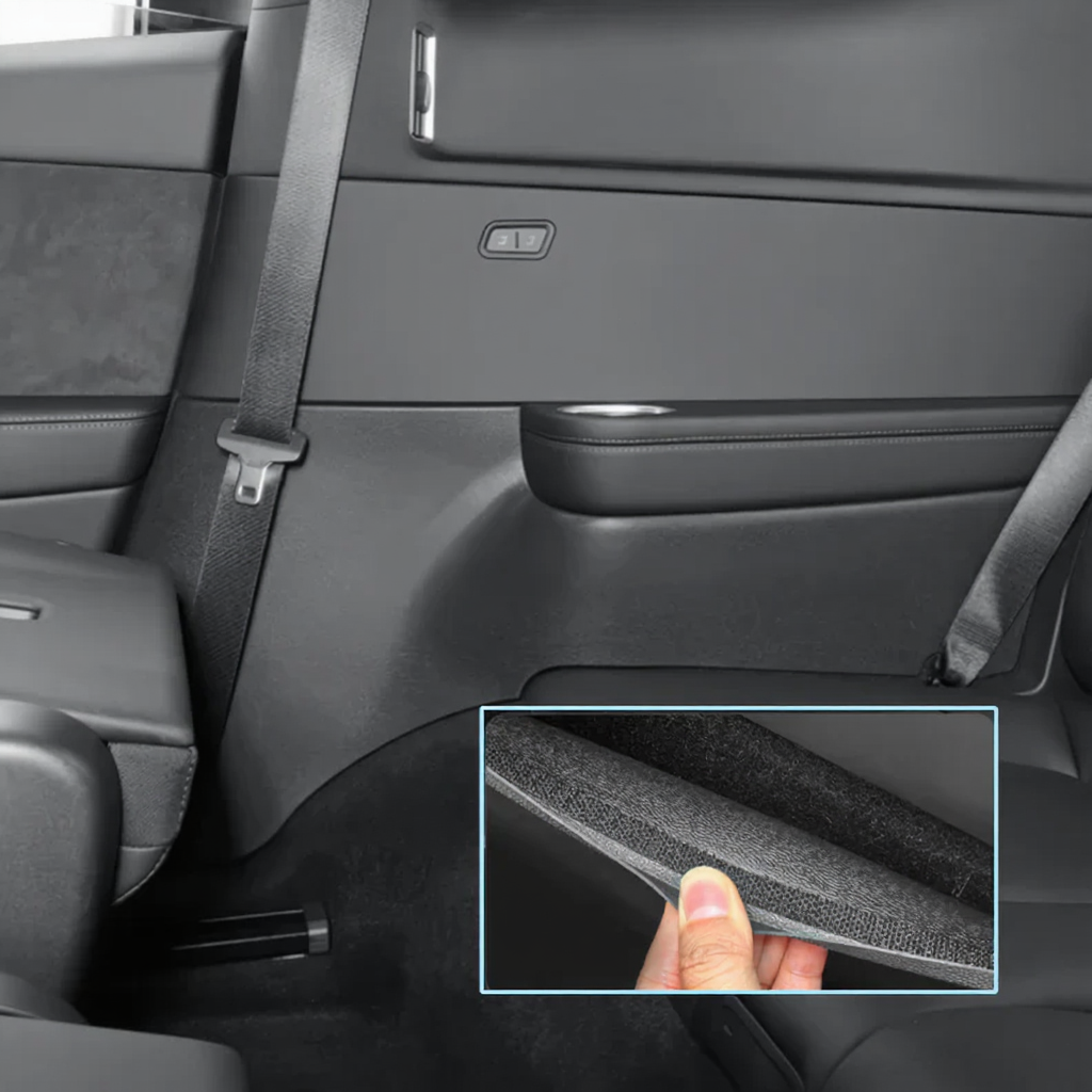 2PCS Rear Door TPE Protector Mats Suitable for Tesla Model Y Juniper 2025 +
