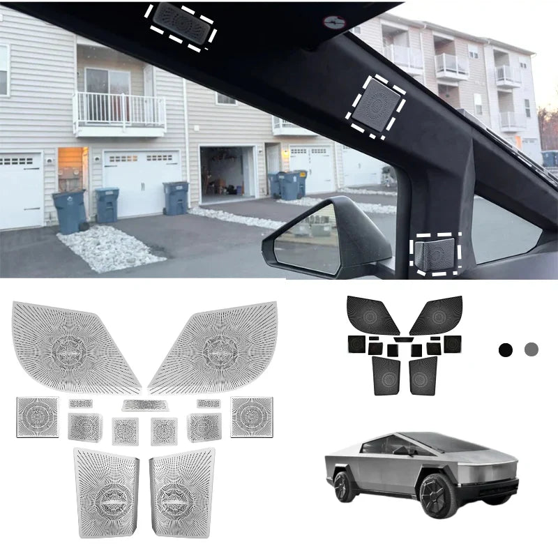 Interior Horn Audio Speaker Cover for Tesla Cybertruck 2024+ Main image