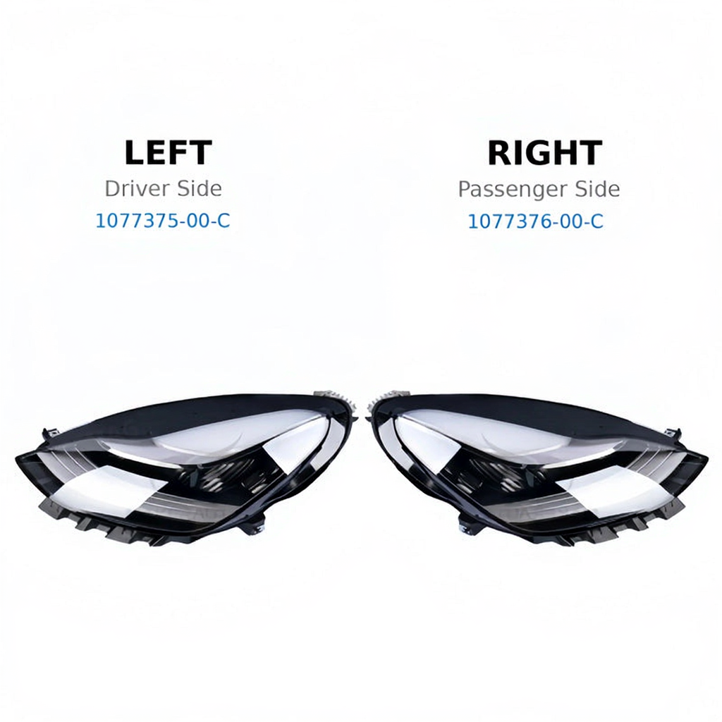 OEM Front Headlight Assembly For Tesla Model 3  Replacement（1077371-00-C 1077372-00-C ） Secondary image