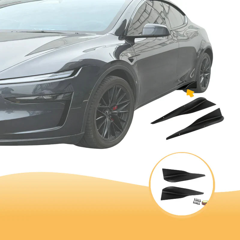 ABS Side Skirts Rocker Panel Splitter for Tesla Model Y Juniper 2025+ Main image