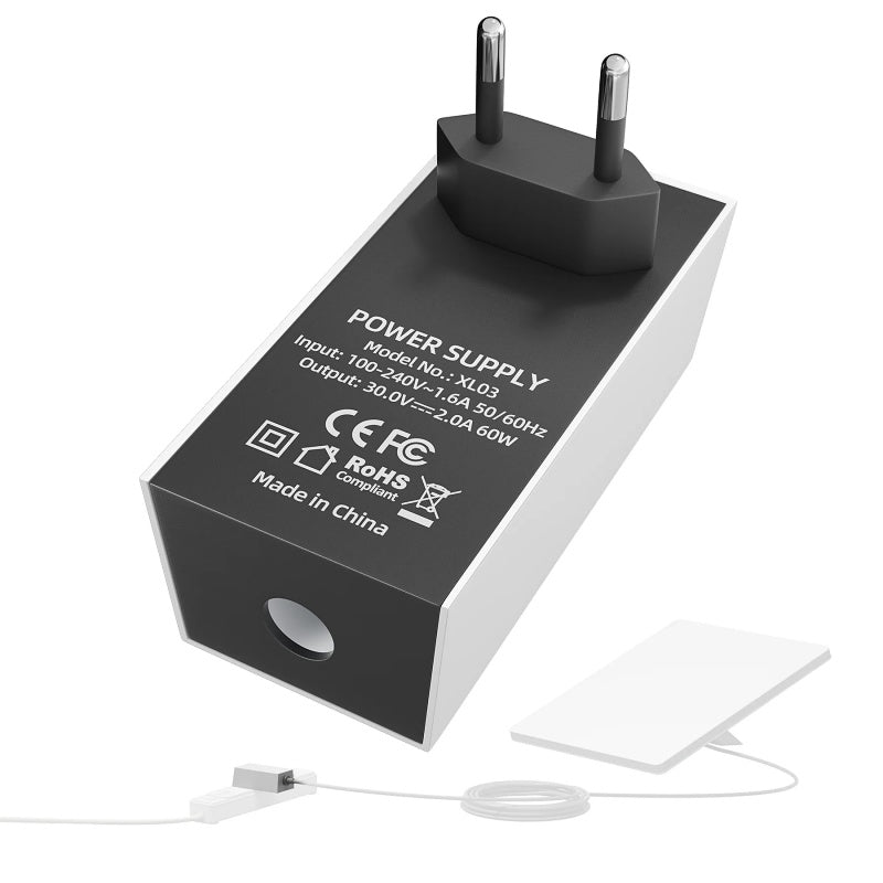 60W AC to DC Power Adapter for Starlink Mini (US/EU/UK Plug, No Cable) Secondary image