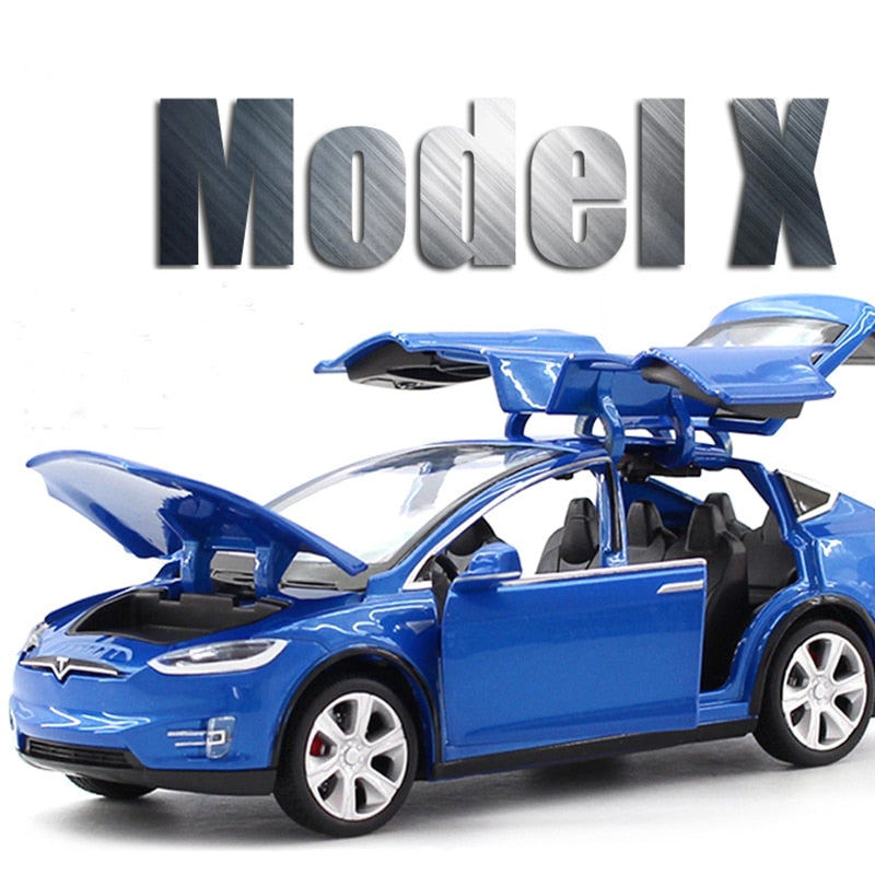 1:32 Tesla Model X Toy Car - Alloy Car Model Diecasts Main image