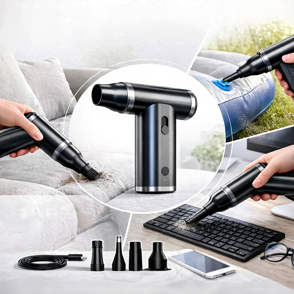 Rechargeable Handheld Electric Air Duster 125000 RPM Powerful Blower