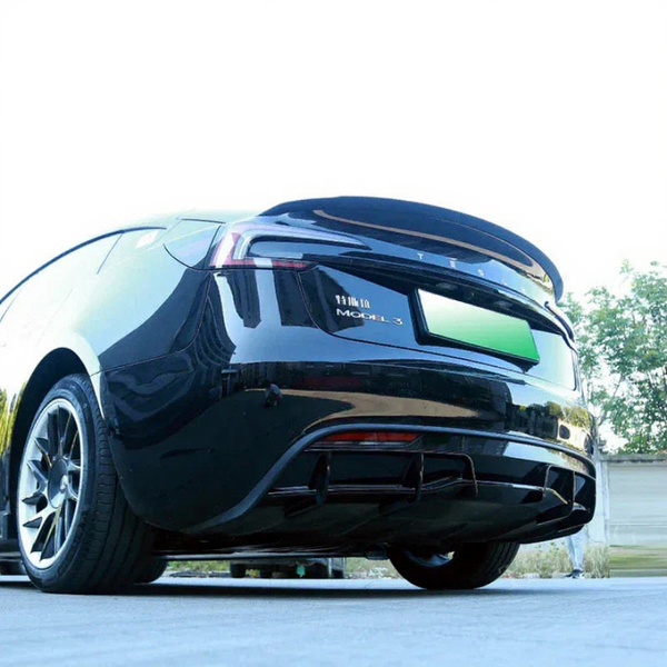 2024+ Tesla Model 3 Highland Rear Bumper Lip Diffuser ABS Body Kit