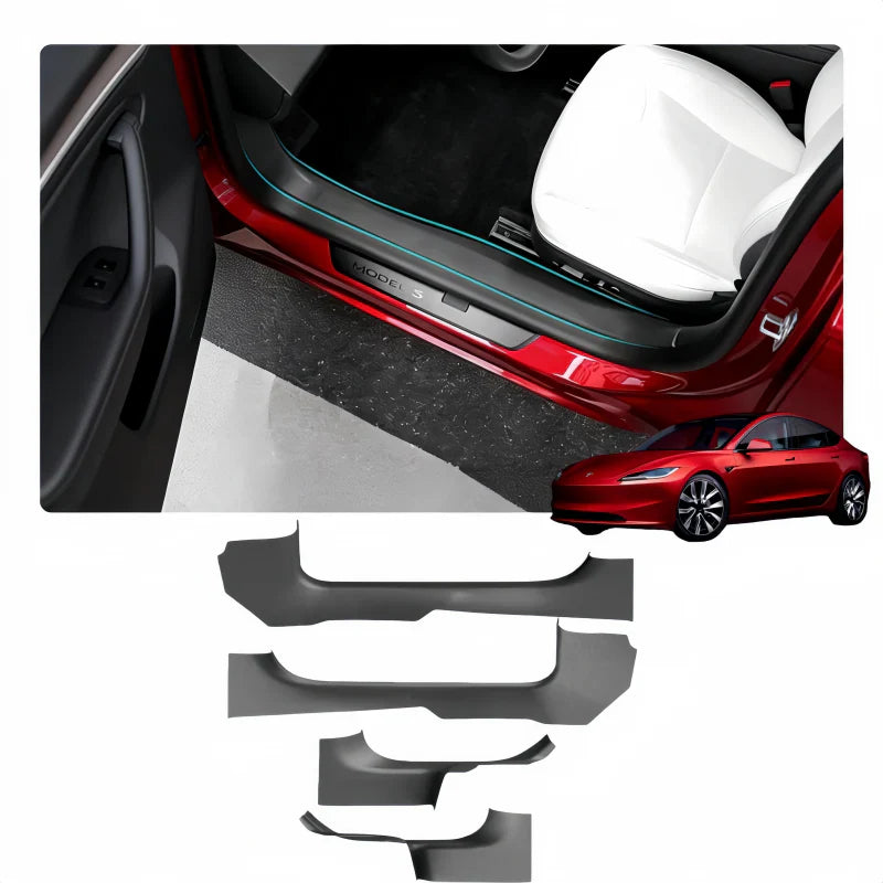 Anti-Kick Front / Rear Door Sill Protectors for Tesla Model 3 Highland 2024+