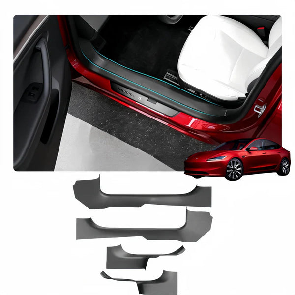 Anti-Kick Front / Rear Door Sill Protectors for Tesla Model 3 Highland 2024+