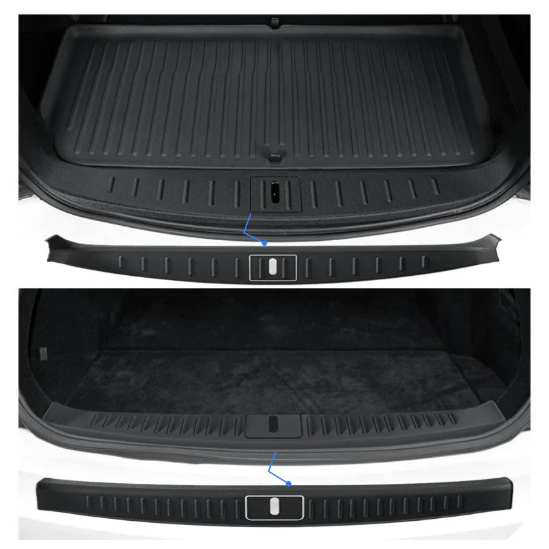 TPE Rear Trunk Door Sill Protector for Tesla Model X / S 2023-2025 Main image
