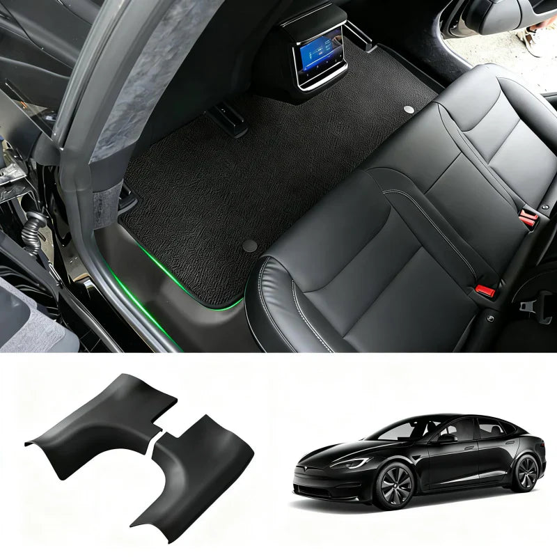 TPE Model S Door Sill Cover Rear Door Interior Protection Main image