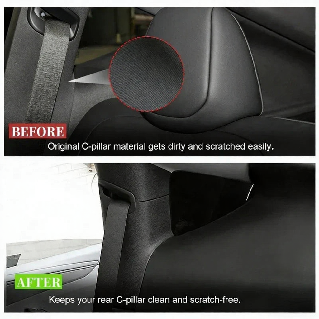 Model Y Juniper Rear C-Pillar Protectors TPE Interior Door Frame Guards
