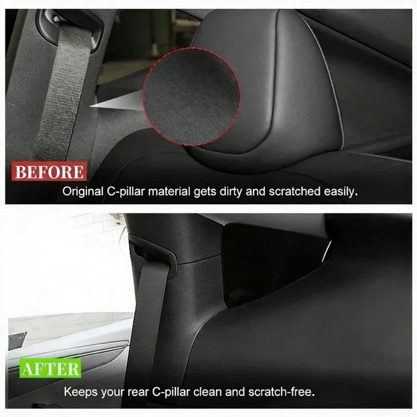 Model Y Juniper Rear C-Pillar Protectors TPE Interior Door Frame Guards