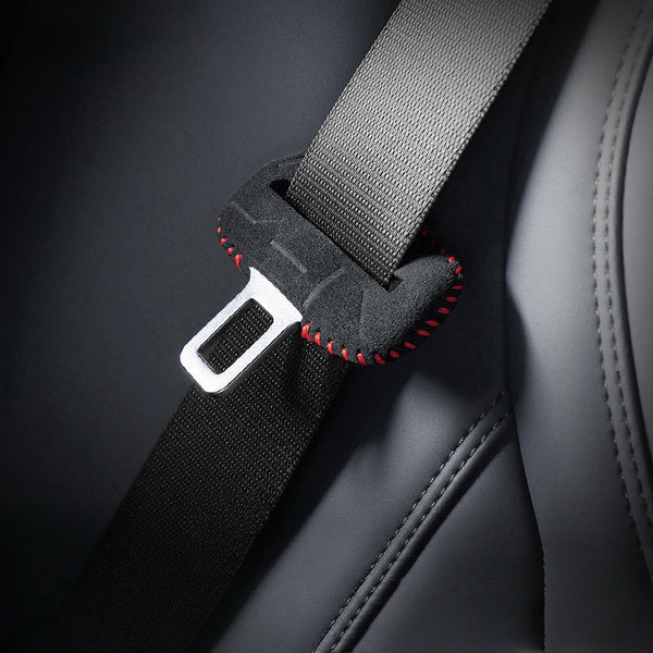 Alcantara Seat Belt Buckle Cover for Tesla Model S/3/X/Y