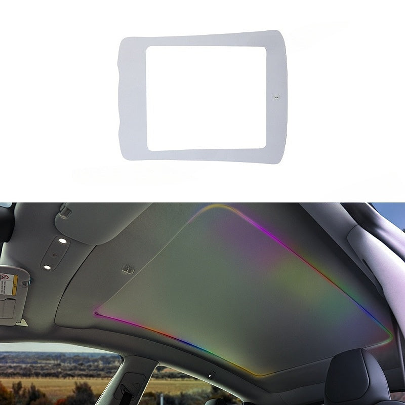 Tesla Model Y Juniper Roof Power Sunshade with Sunroof Visor and Ambient Lighting Main image