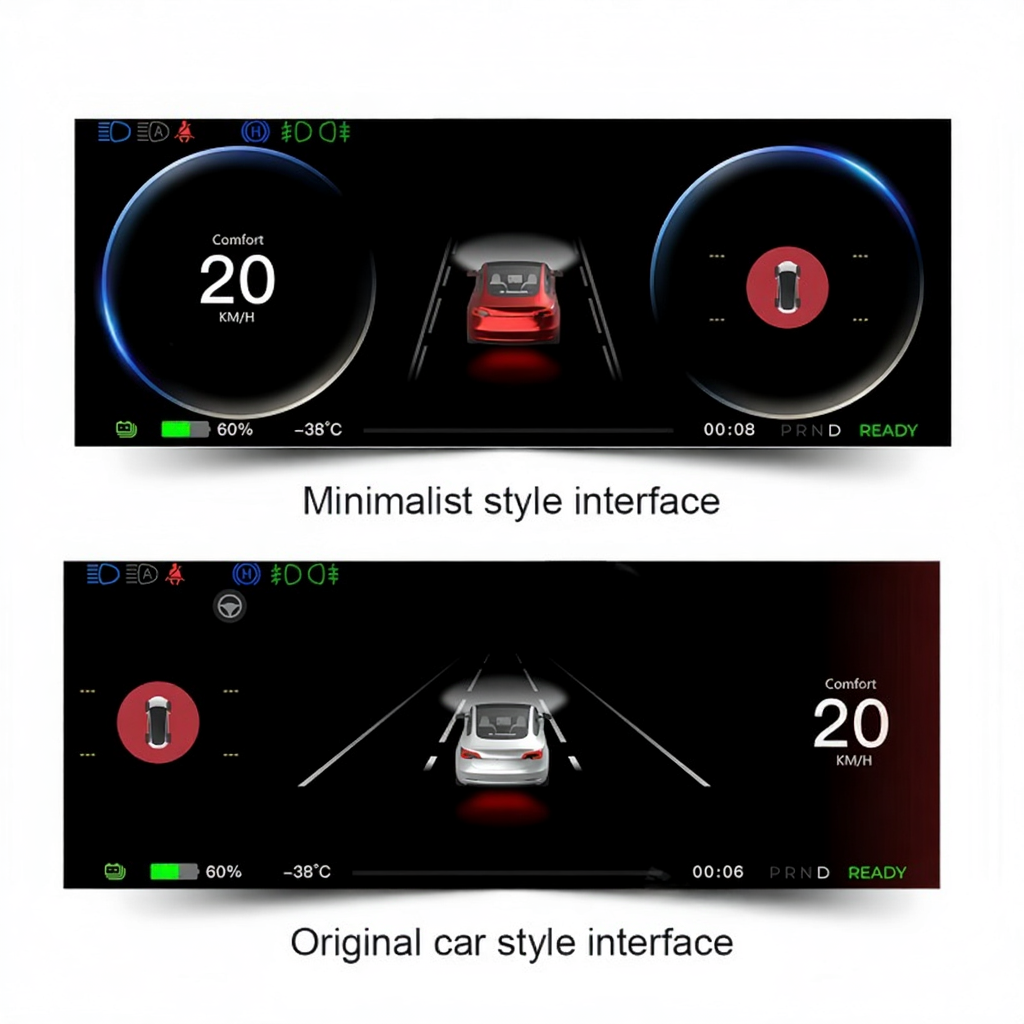 8.9-inch CarPlay Dashboard Screen for Tesla Model 3/Y