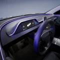 8.9-inch one-piece instrument screen with ambient lighting for the Tesla Model 3 Highland/Model Y Juniper