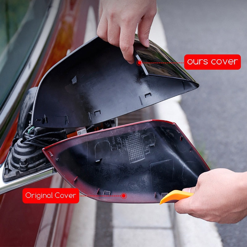 Side Mirror Replacement Covers for Tesla Model 3 Highlands