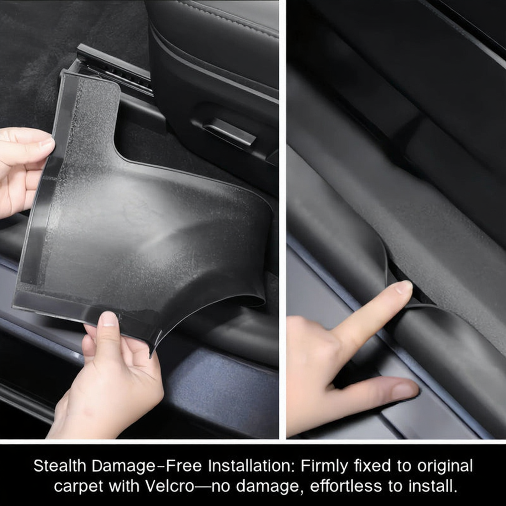 6PCS Door Sill Protective Cover for Tesla Model Y Juniper 2025+