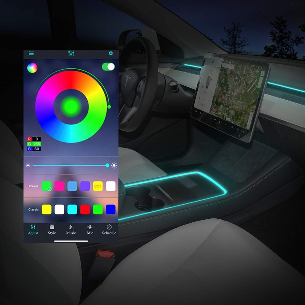 Ambient Lights suitable for Tesla Model 3/Y (2019-2024) Main image