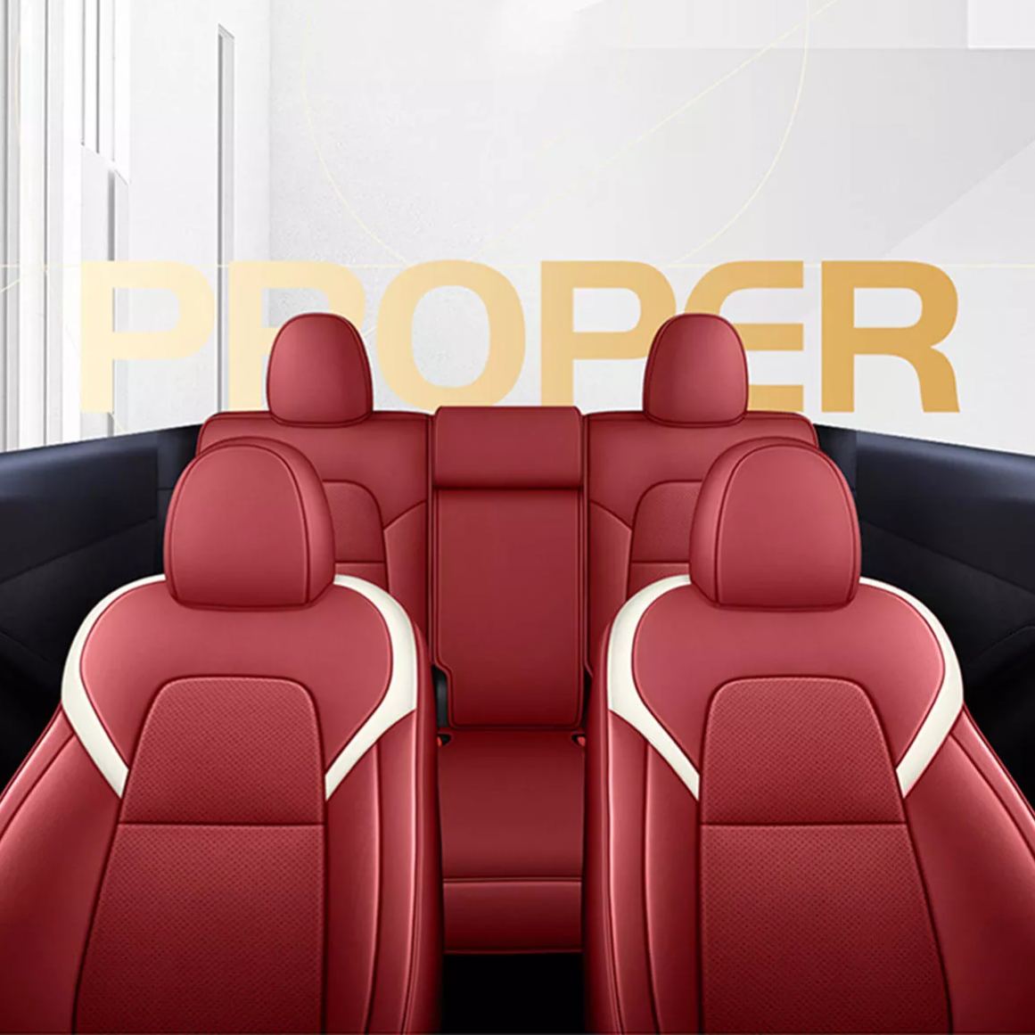Luxury Comfort Premium Tesla Seat Covers For Tesla Model Y (2017-2024)
