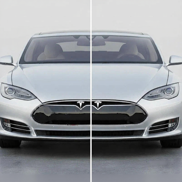 Front Bumper Grille Trim Molding Chrome for Tesla Model S 2016-2020 (1065233)