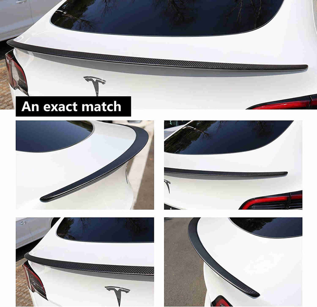 Tesla Model 3/Y Carbon Fiber Spoiler - Real Molded Carbon Fiber