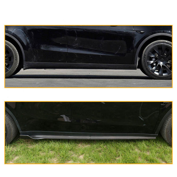 ABS Plastic Side Skirt for Tesla Model Y（2020-2024）