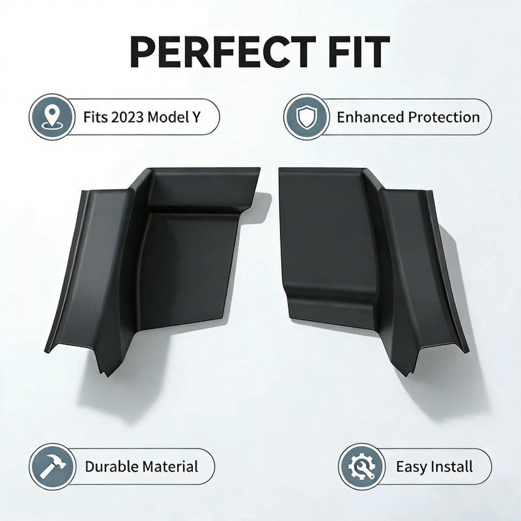 Trunk Side Protection Panels for Tesla Model Y 2023 Secondary image