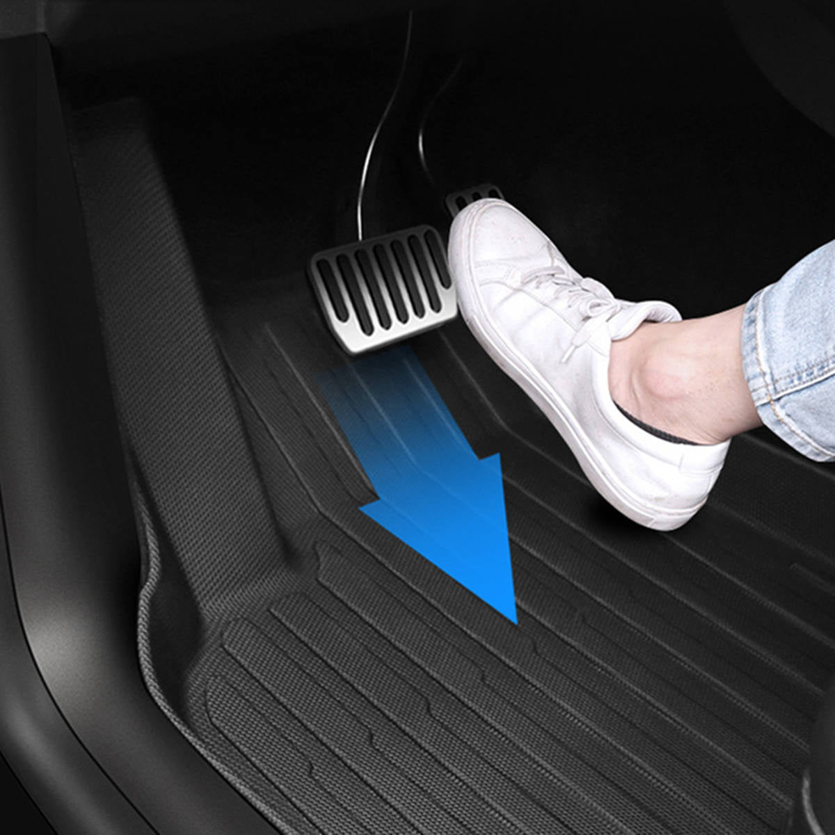 TPE Foot Mats for Tesla Model Y（2019-2024）
