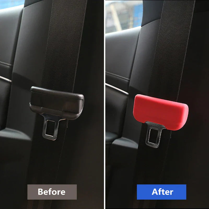 Silicone Seat Belt Buckle Protective Cover for Tesla Model S/3/X/Y Secondary image