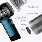 120W 9000pa Handheld Portable Vacuum Cleaner