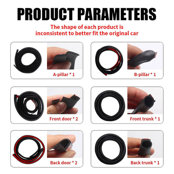 Tesla Model 3/Y Wind Noise Reduction Kit Gen 2
