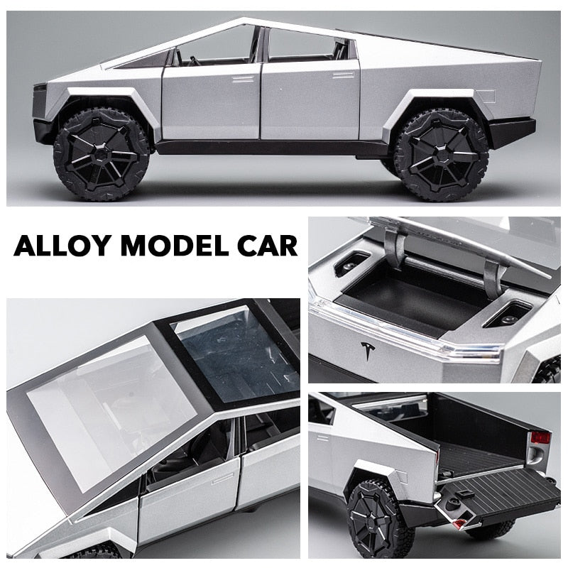 1/24 Tesla Cybertruck Toy Car
