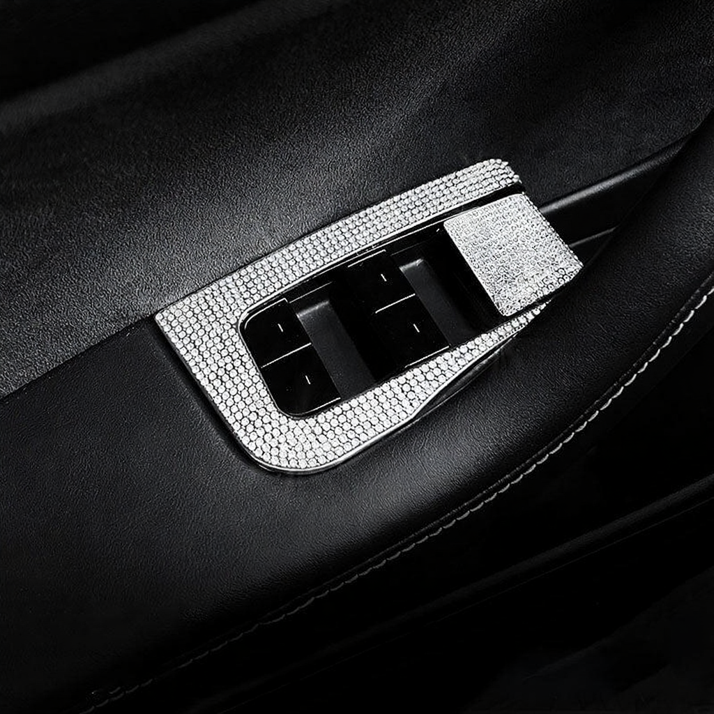 Tesla Model 3/Y Window Switch Button Diamond Patch（2017-2023）