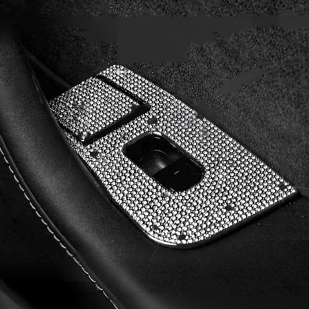Tesla Model 3/Y Window Switch Button Diamond Patch（2017-2023）