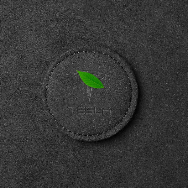 Suede Anti-Slip Drink Coasters for Tesla