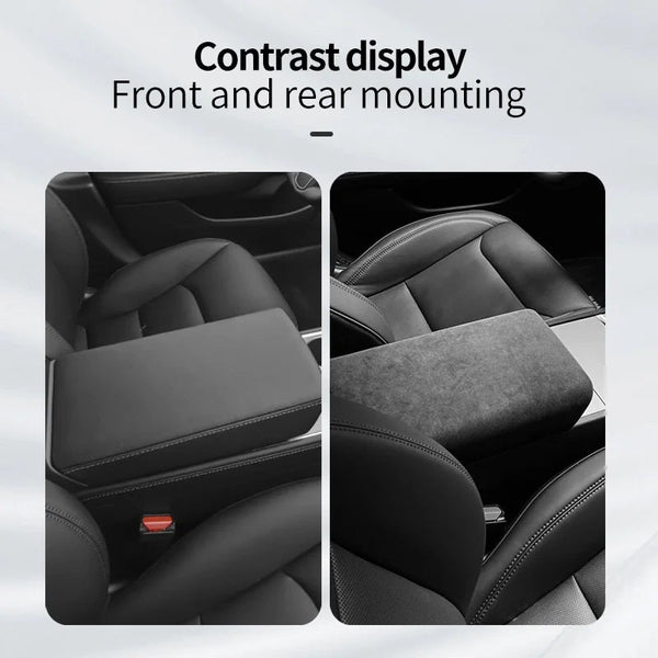Alcantara Armrest Cover for Tesla Model 3 Highland/Model Y Juniper