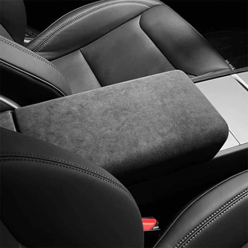 Alcantara Armrest Cover for Tesla Model 3 Highland/Model Y Juniper