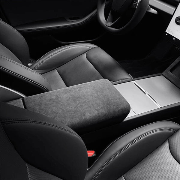 Alcantara Armrest Cover for Tesla Model 3 Highland/Model Y Juniper