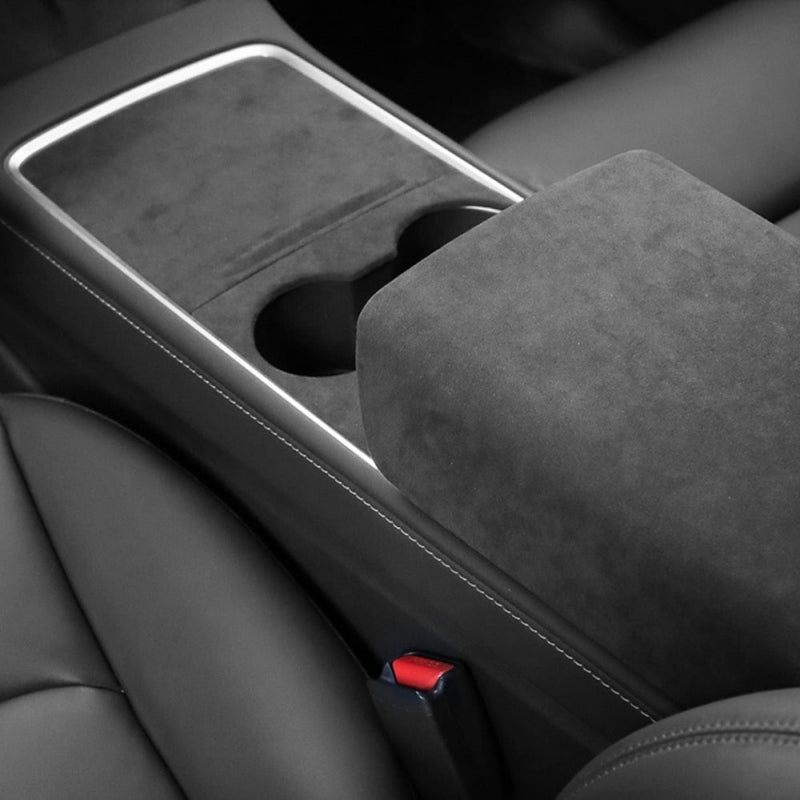Alcantara Armrest Protective Hard Cover For Tesla Model 3/Y