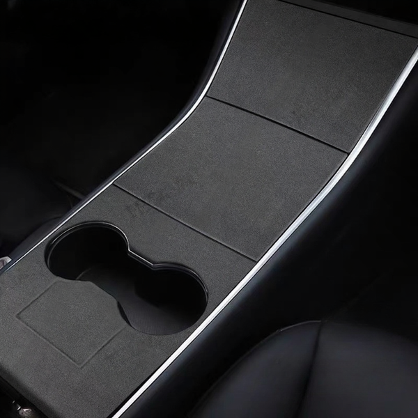 Alcantara Center Console Panel Cover for Tesla Model 3/Y