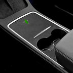 Alcantara Center Console Sliding Panel Sticker for Tesla Model 3/Y