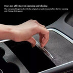 Alcantara Center Console Sliding Panel Sticker for Tesla Model 3/Y