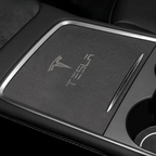 Alcantara Center Console Sliding Panel Sticker for Tesla Model 3/Y
