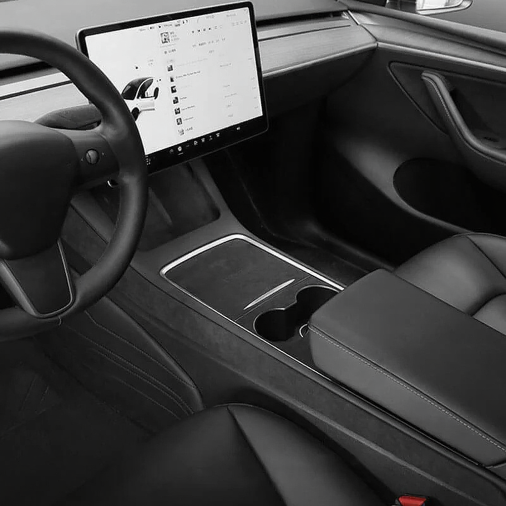 Alcantara Console Side Panel Protector for Tesla Model 3/Y