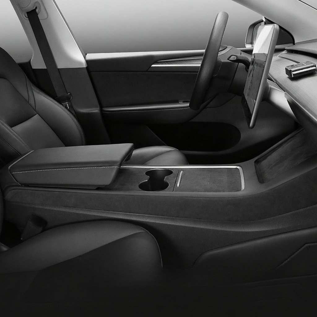 Alcantara Console Side Panel Protector for Tesla Model 3/Y